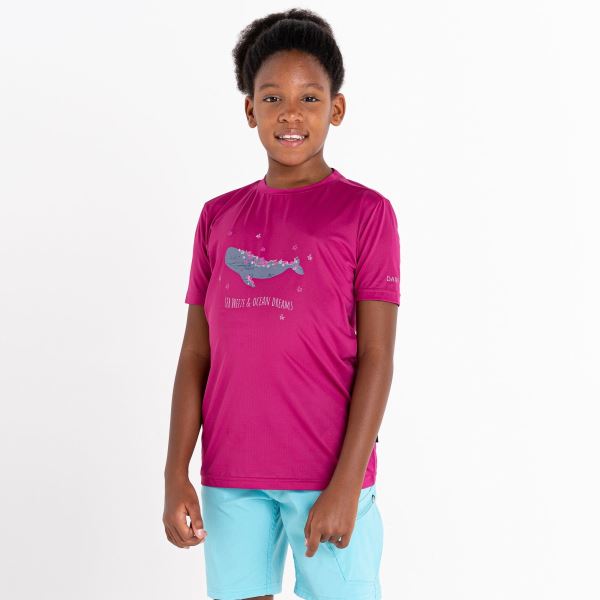 Kinder Funktions T-Shirt Dare2b AMUSE rosa