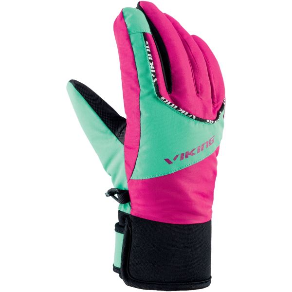 Kinder-Skihandschuhe Viking Fin rosa