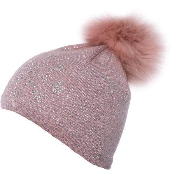 Damen Winter-Sherpa-Mütze SUZAN rosa