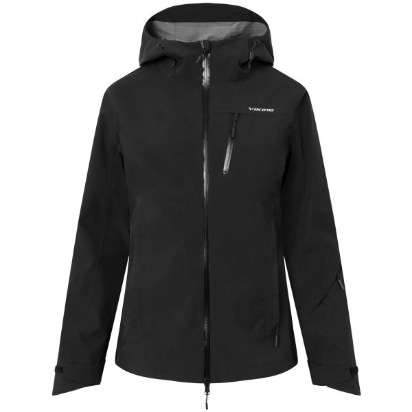 Wasserdichte Damenjacke Viking Trek Pro 2.0 schwarz