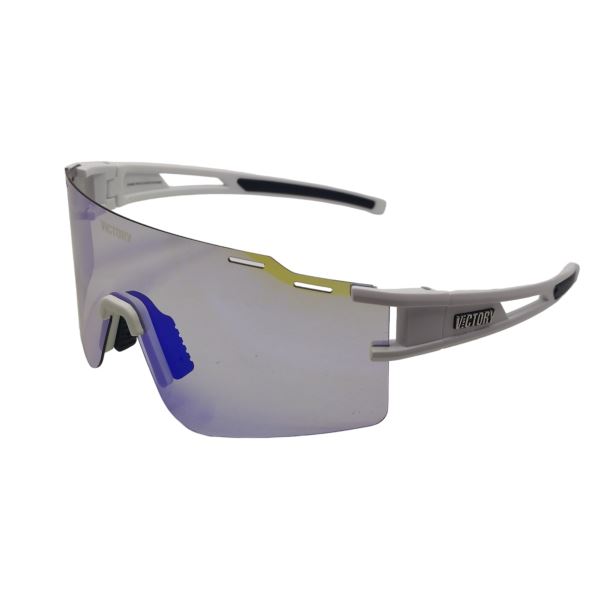 Selbsttönende Sportbrille Victory DINAMIC PHOTO A weiß