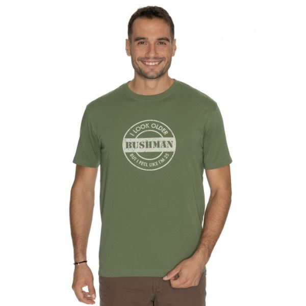 Herren T-Shirt BUSHMAN ANNIVERSARY grün