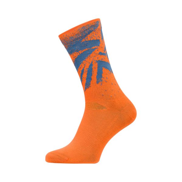 Unisex-Enduro-Socken Silvini Nereto orange/blau