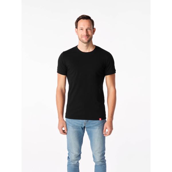 Herren-T-Shirt CityZen DAVOS Slim Fit schwarz