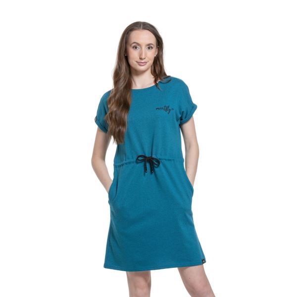 Damenkleid Meatfly Lotie türkis