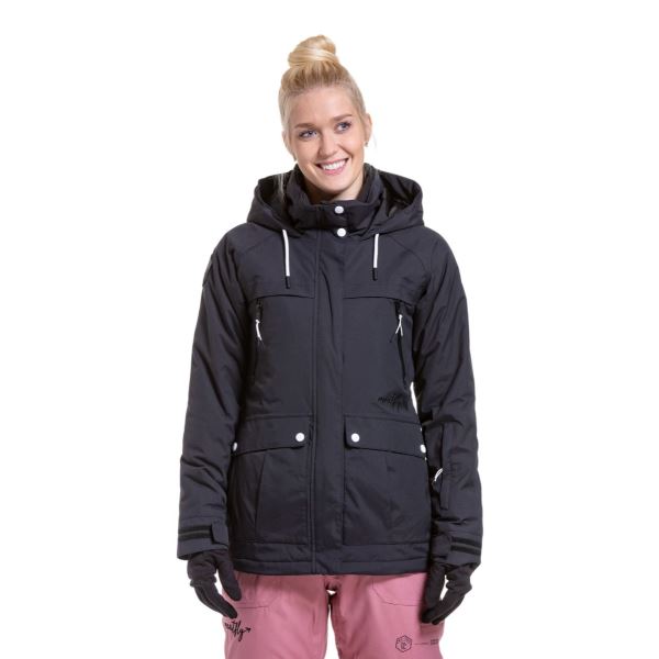 Damen SNB & SKI Jacke Meatfly Terra schwarz