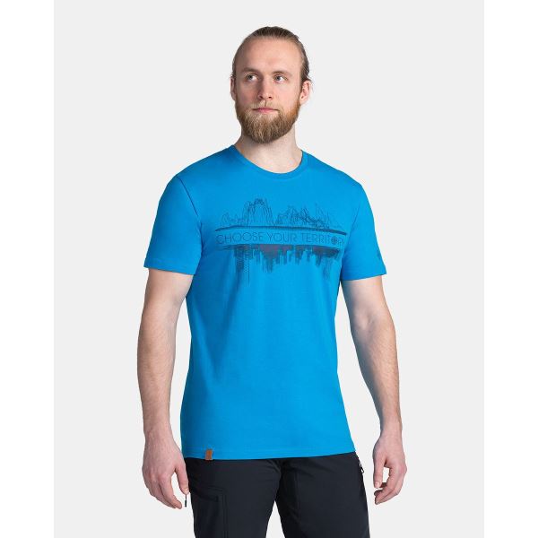 Herren-T-Shirt aus Baumwolle Kilpi CHOOSE-M blau