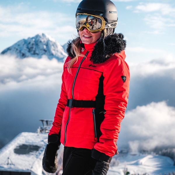 Damen-Ski-Outfit CARRIE rot