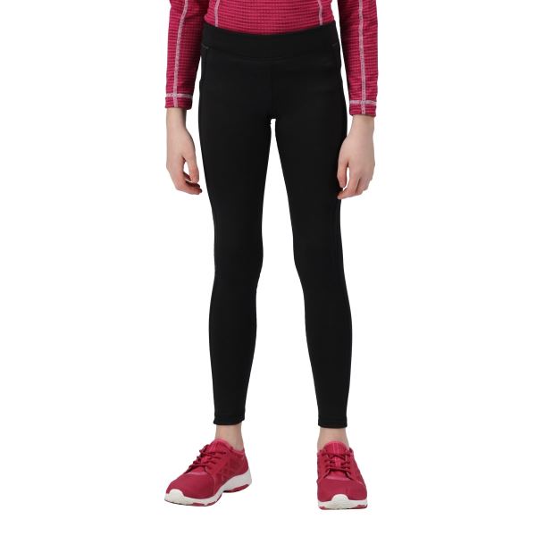 Mädchen Leggings Regatta BARLIA schwarz