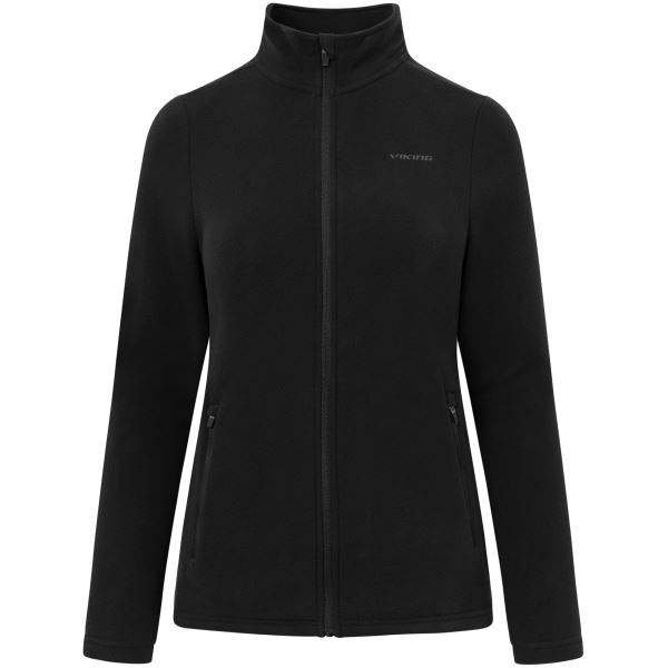 Damen-Fleece-Sweatshirt Viking TESERO schwarz