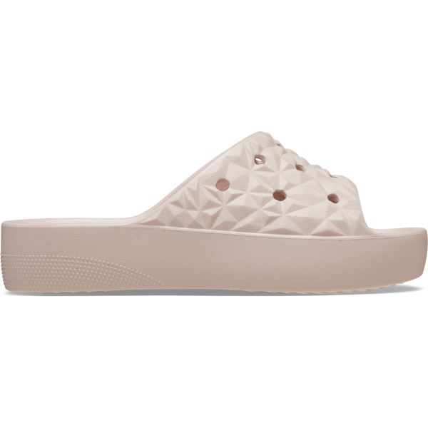 Damenhausschuhe Crocs Classic Platform Geometric hellrosa