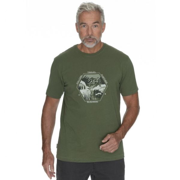Herren T-Shirt BUSHMAN COLORADO dunkelgrün