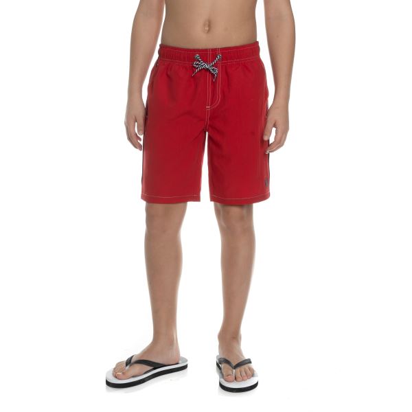 Jungen-Badeshorts SAM 73 rot