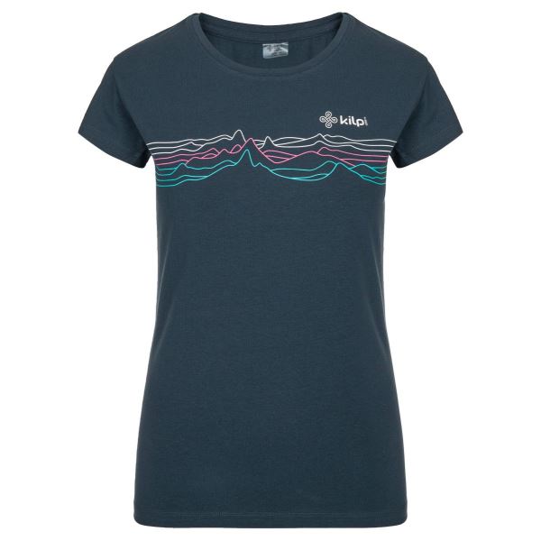 Damen-Baumwoll-T-Shirt Kilpi TOFFEES-W dunkelblau