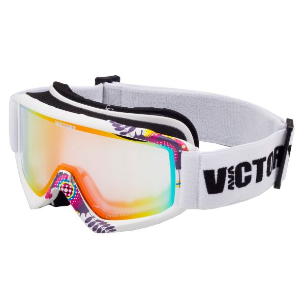 Kinderskibrille Victory SPV 630 weiß