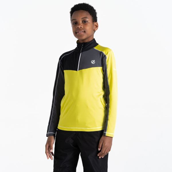 Funktions-Sweatshirt für Kinder Dare2b FORMATE II grau/gelb