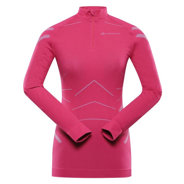 Damen Funktionsunterwäsche - T-Shirt ALPINE PRO SEAMA rosa