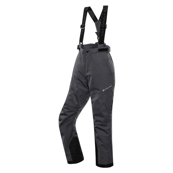 Kinder-Skihose mit PTX-Membran ALPINE PRO OSAGO schwarz