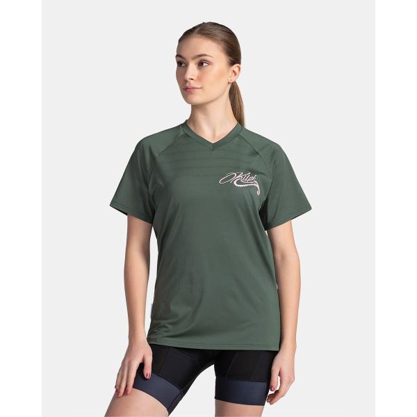 Technisches Damen-MTB-Shirt Kilpi REMIDO-W dunkelgrün