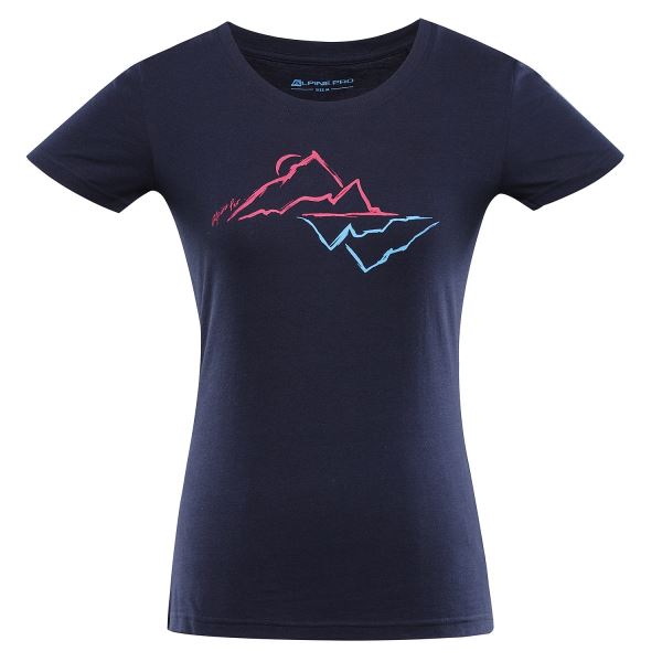 Damen-Baumwoll-T-Shirt ALPINE PRO BOLENA blau