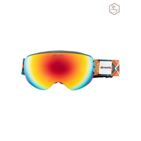 SNB & SKI-Brille Meatfly Ekko S Kerosin