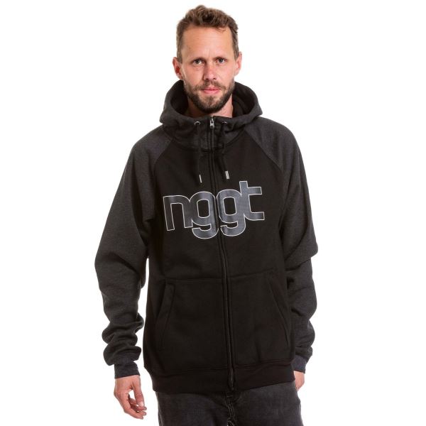 Technisches Sweatshirt Nugget Rail für Herren, schwarz/grau