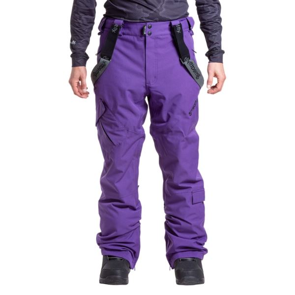 Herren SNB & SKI Hose Meatfly Ghost lila