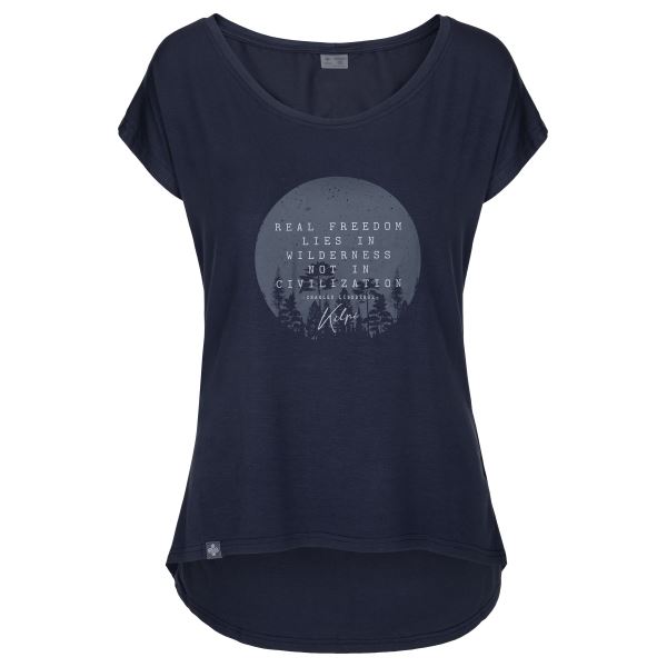 Damen-T-Shirt mit kurzen Ärmeln Kilpi ROISIN-W dunkelblau